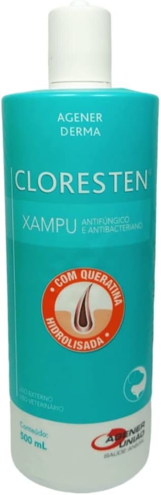 Shampoo Antibacteriano Agener União Dr.Clean Cloresten 500 ML