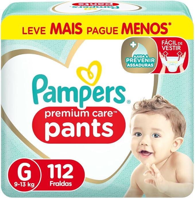 Pampers Fralda Pants Premium Care G 112 Unidades