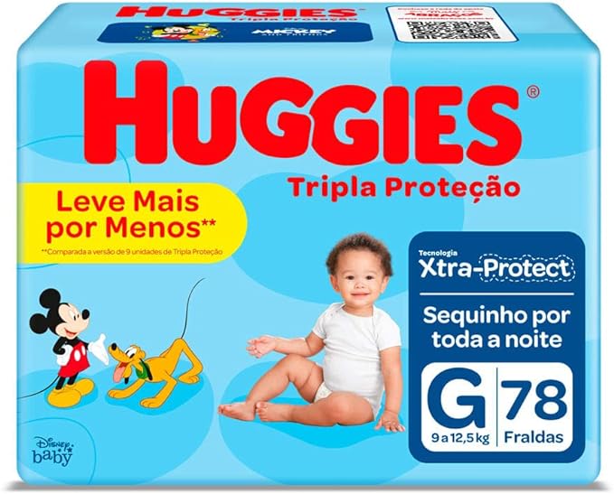 Huggies Tripla Proteção - Fralda descartável