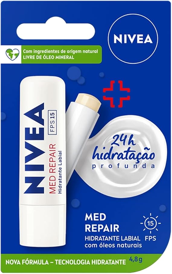 NIVEA Protetor Labial Med Repair FPS15 4