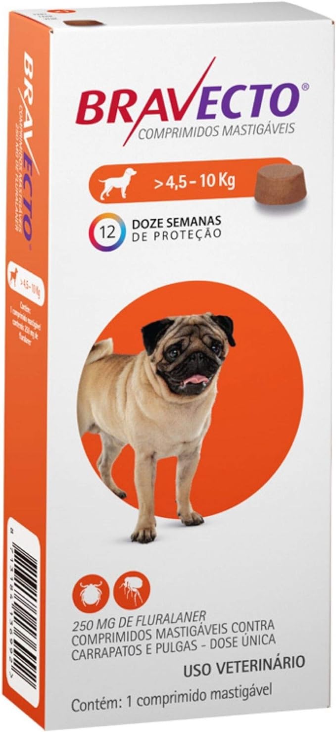 Bravecto Cães de 4.5 até 10kg Bravecto para Cães